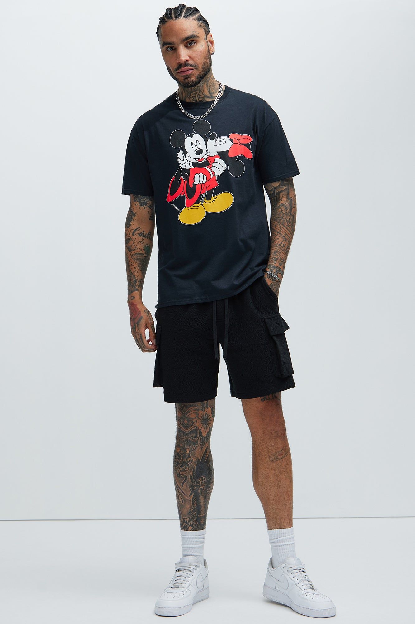 Disney Micky & Minnie Sweethearts Short Sleeve Tee - Black sold by Fashion Nova product image thumbnail 3