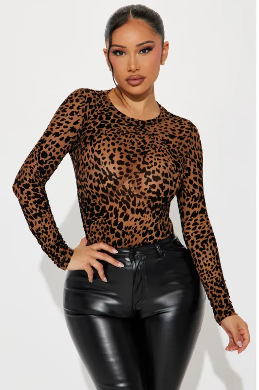 Wild Intentions Leopard Top - Leopard sold by Fashion Nova