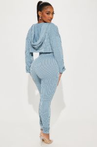 Savannah 2 Piece Jumpsuit Set - Light Blue sold by Fashion Nova