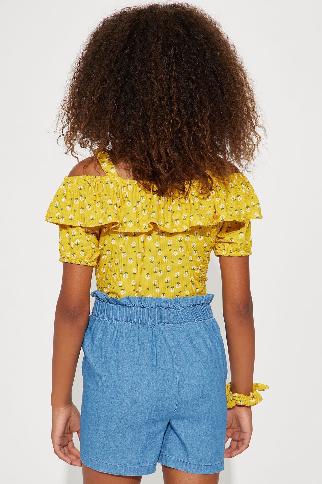 Mini Spring Meadows Short Set - Yellow/combo sold by Fashion Nova product image thumbnail 3