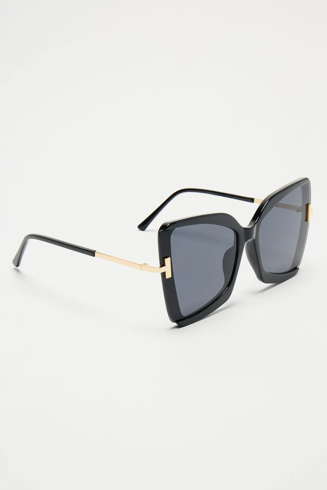 Think Twice About It Sunglasses - Black sold by Fashion Nova product image thumbnail 4
