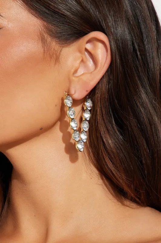 Tanni Drop Earrings - Gold sold by Fashion Nova