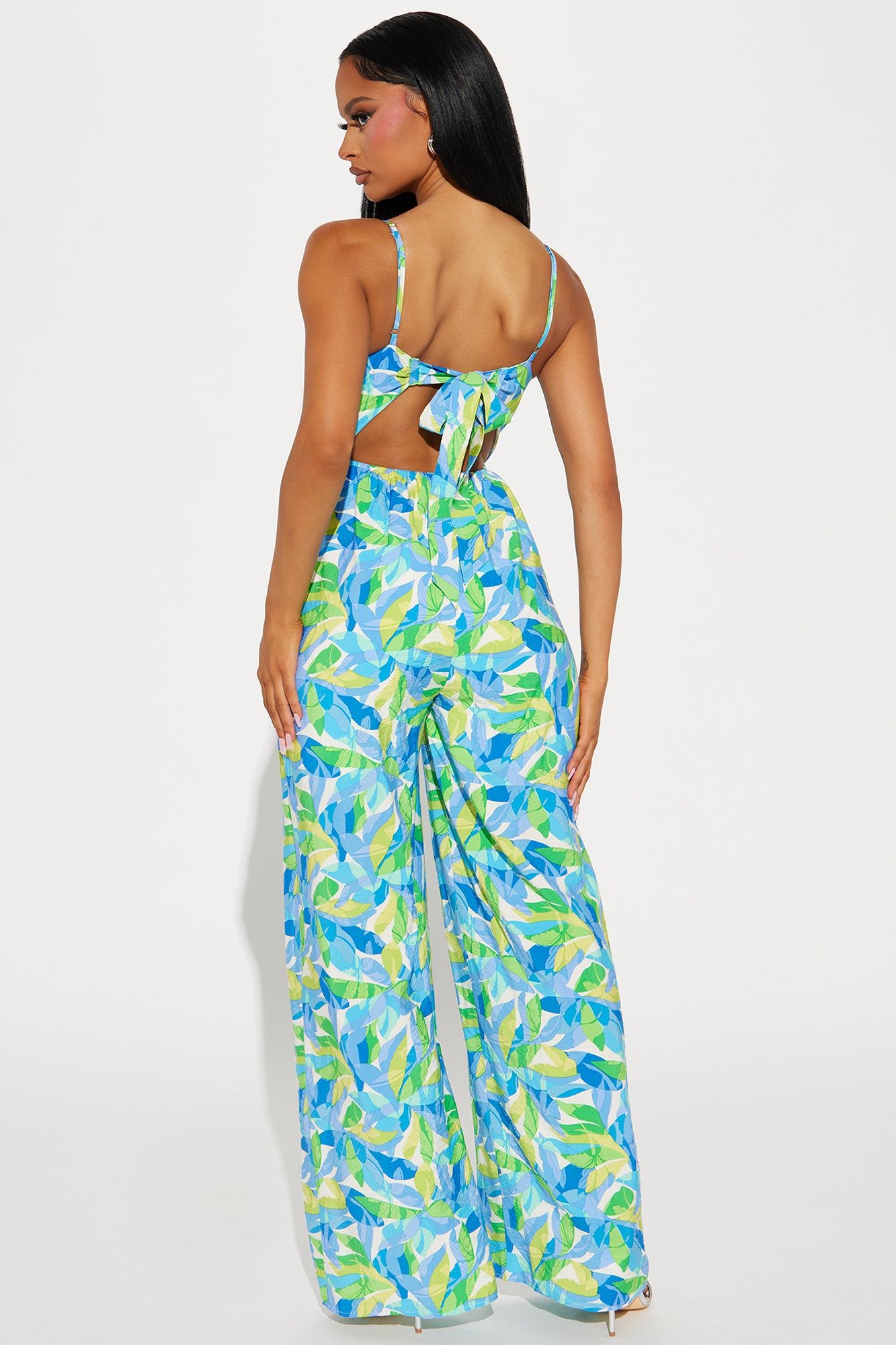 Travel Memories Jumpsuit - Blue/combo sold by Fashion Nova product image thumbnail 3