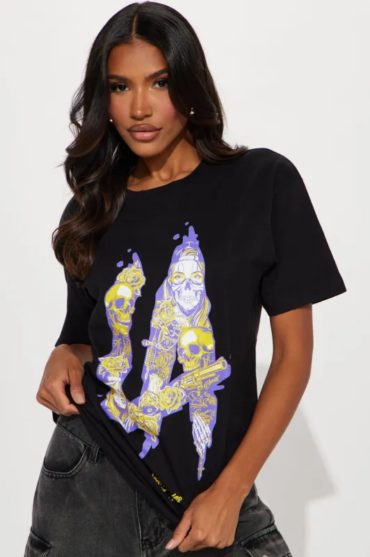 Ride Or Die LA Graphic Tee - Black sold by Fashion Nova