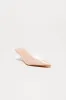 Elsa Clear Low Heel Pump - Nude sold by Fashion Nova