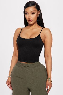 Pamela Cami Top - Black sold by Fashion Nova