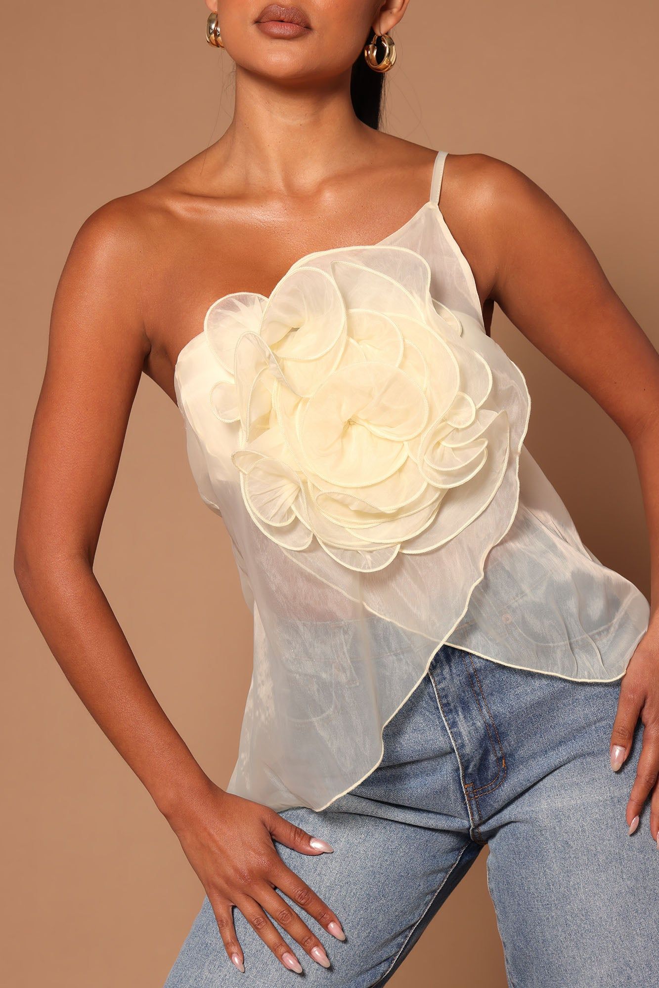 Lana Rose Top - Cream sold by Fashion Nova product image thumbnail 3