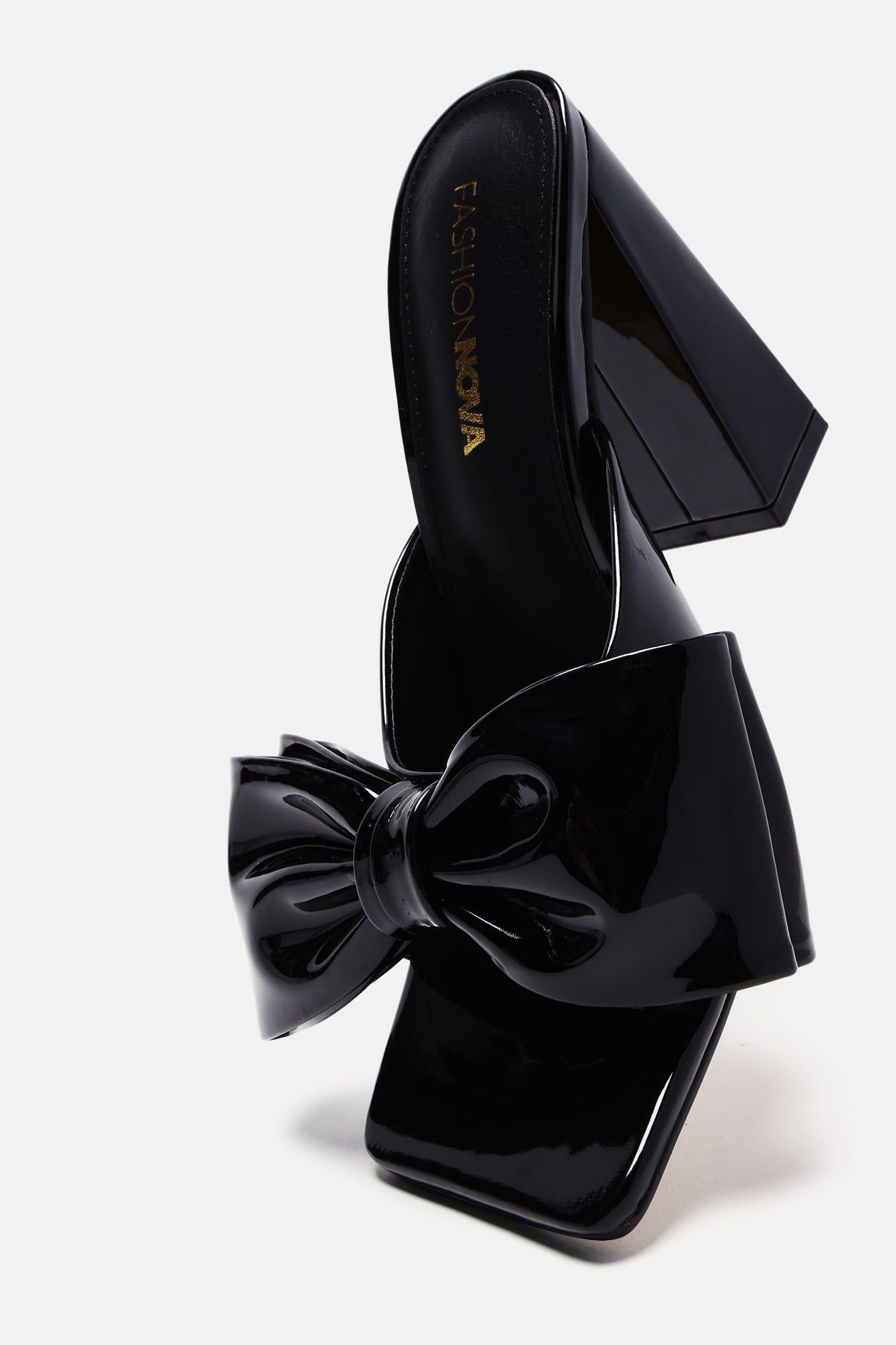 Sweetest Gift Metallic Mules - Black sold by Fashion Nova product image thumbnail 2