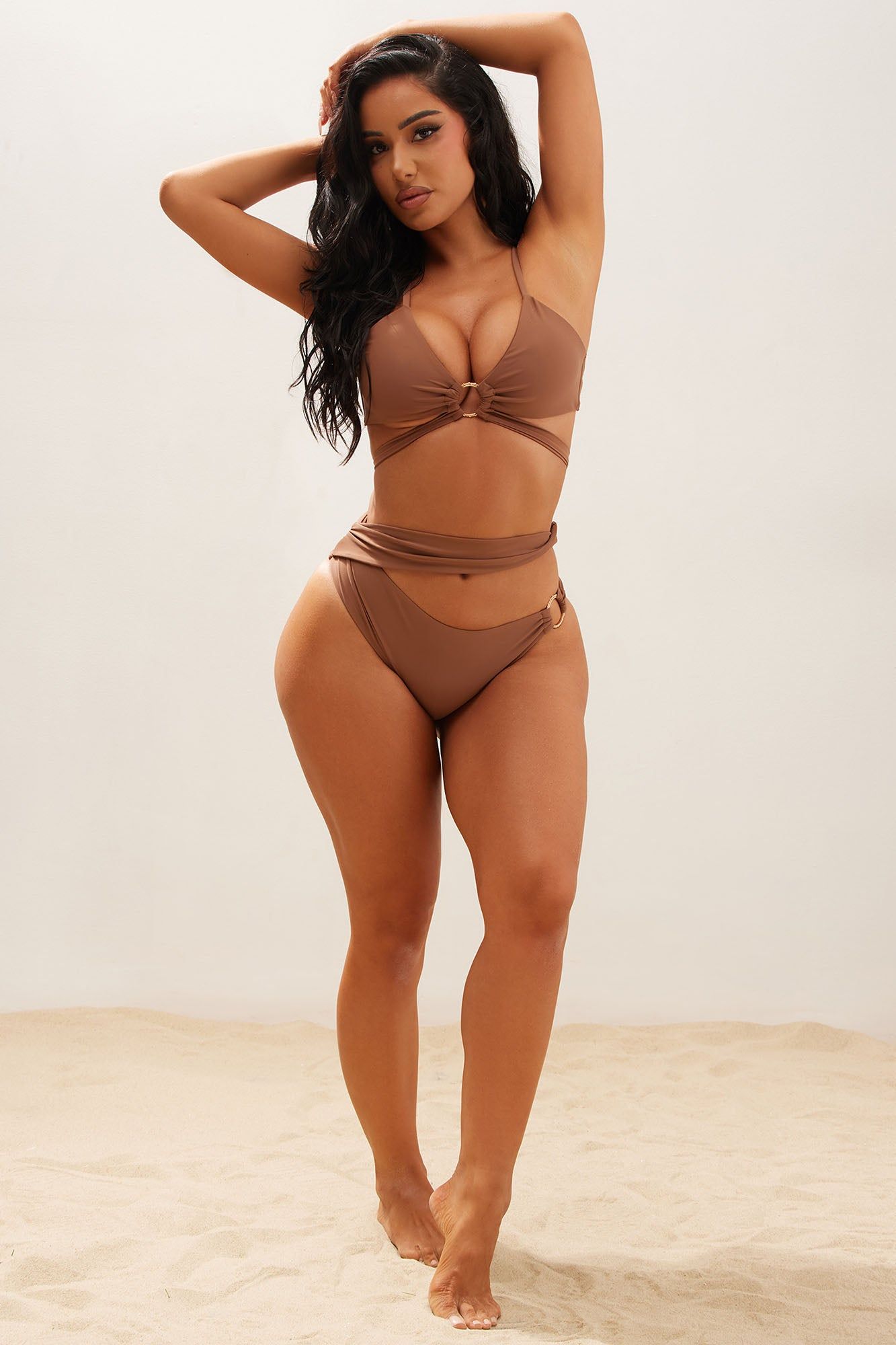 Waiting For The Sun 2 Piece Bikini - Mocha sold by Fashion Nova product image thumbnail 2
