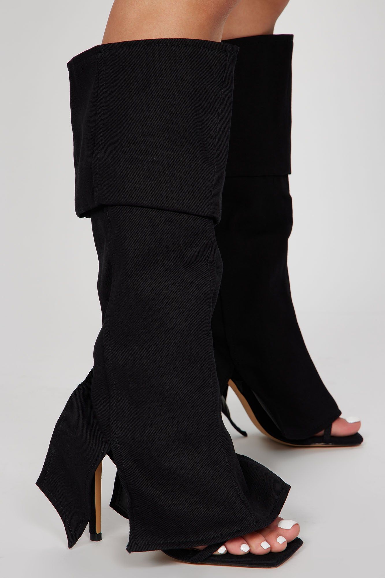 Meant For Me Heeled Sandals - Black sold by Fashion Nova product image thumbnail 3