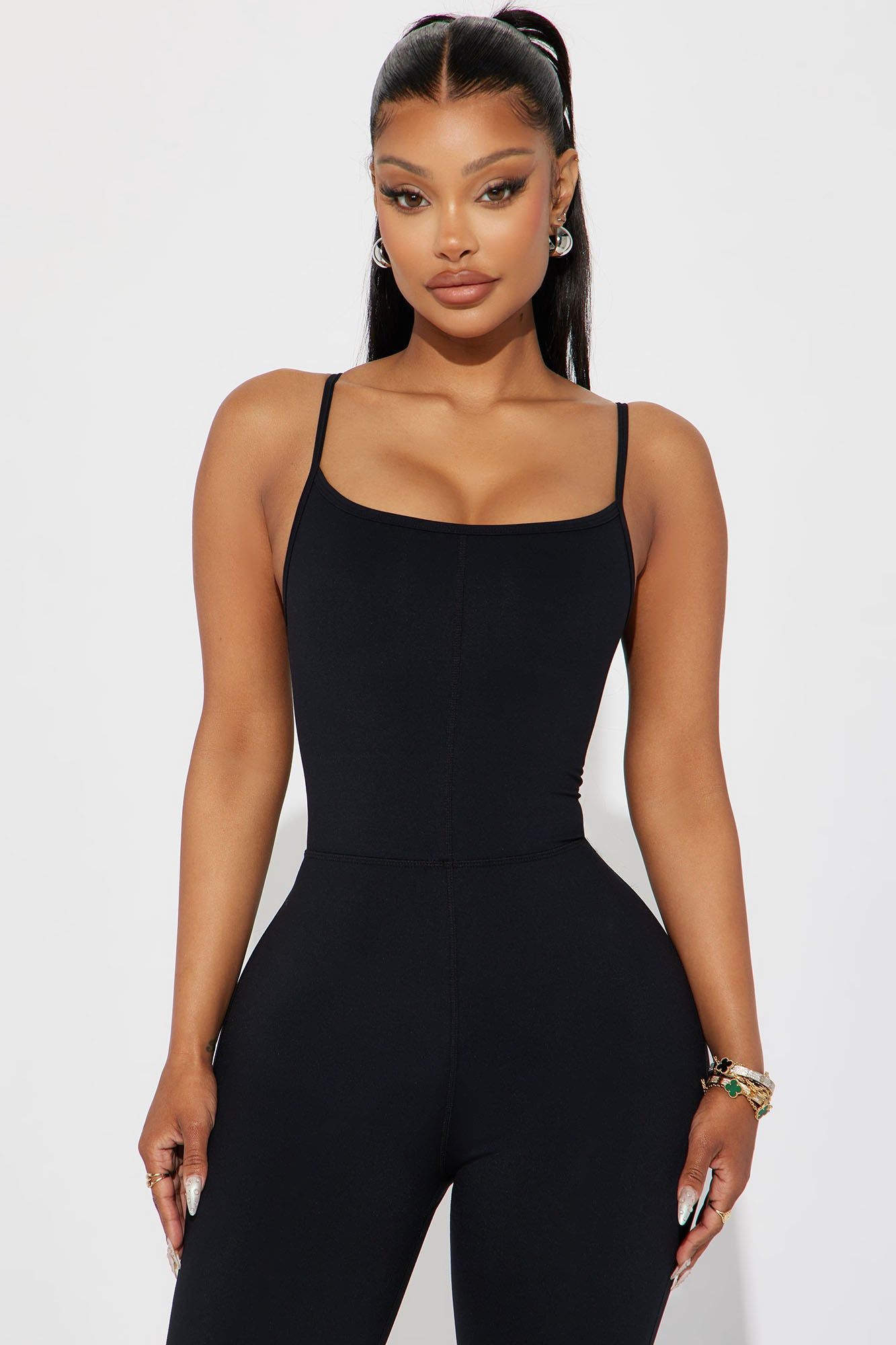Kayte Active Jumpsuit - Black sold by Fashion Nova product image thumbnail 2