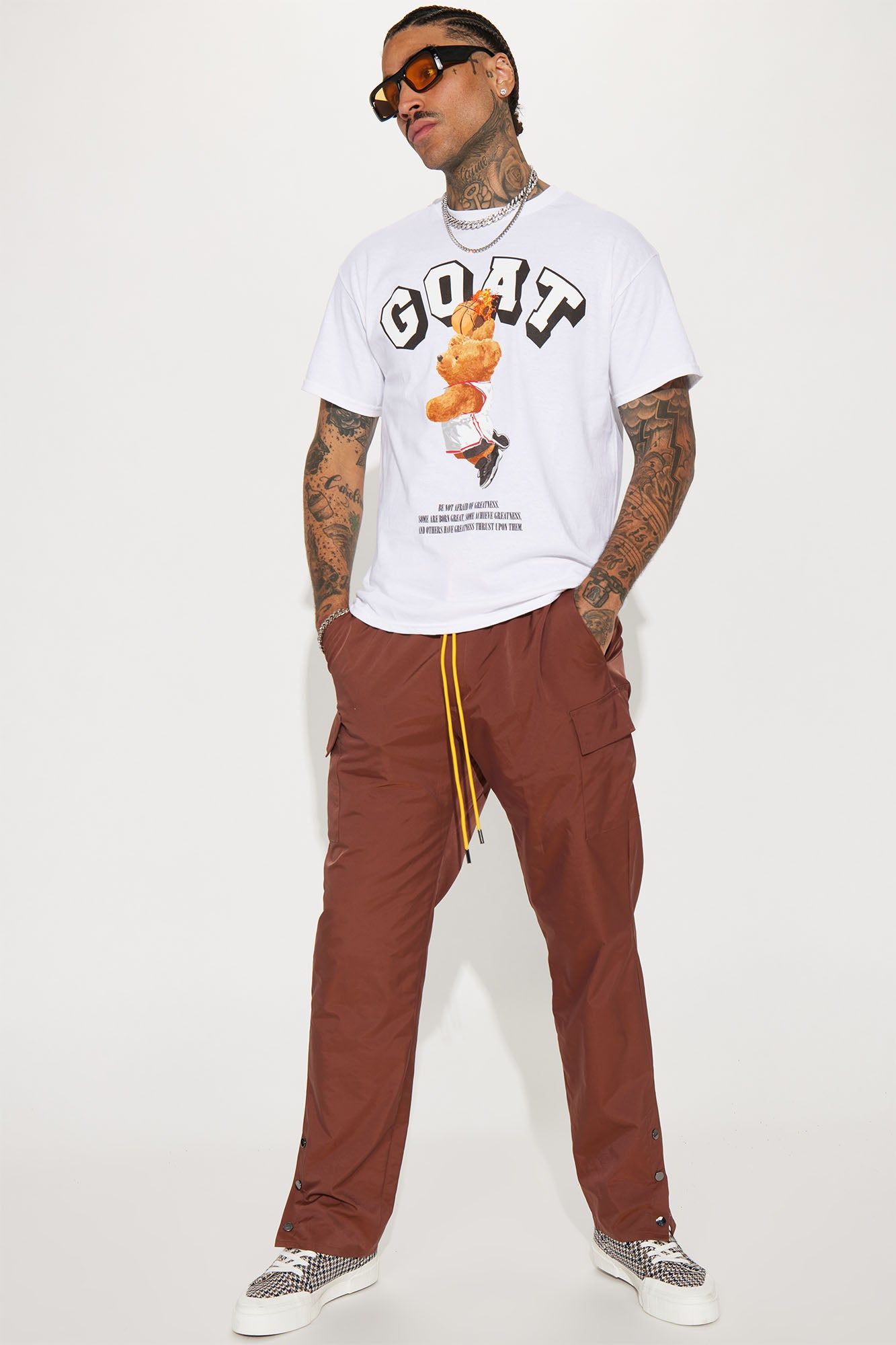 Goat Bear Short Sleeve Tee - White sold by Fashion Nova product image thumbnail 3