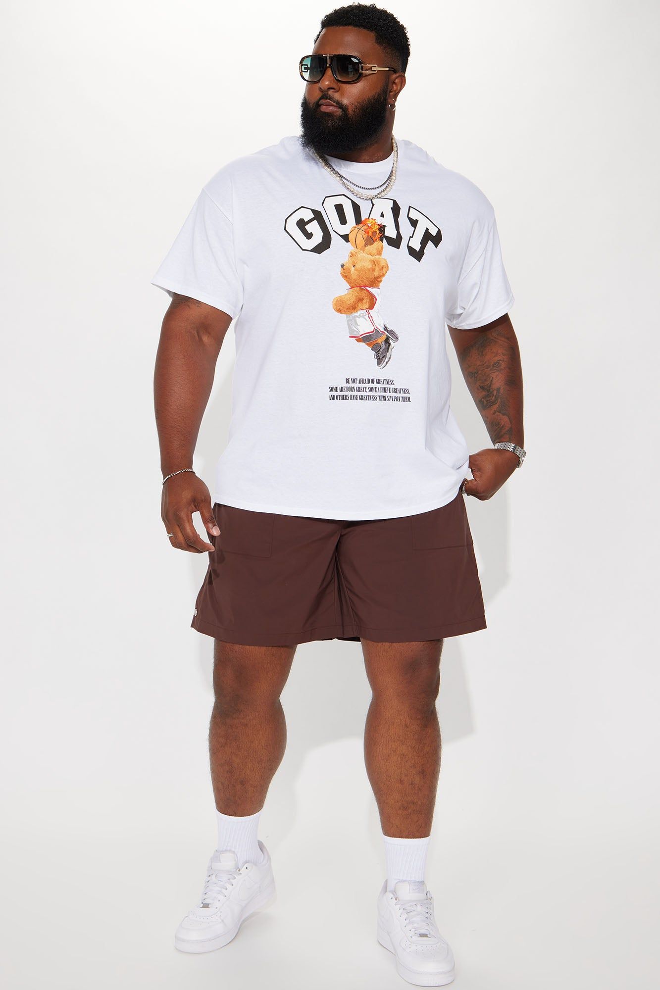 Goat Bear Short Sleeve Tee - White sold by Fashion Nova product image thumbnail 5