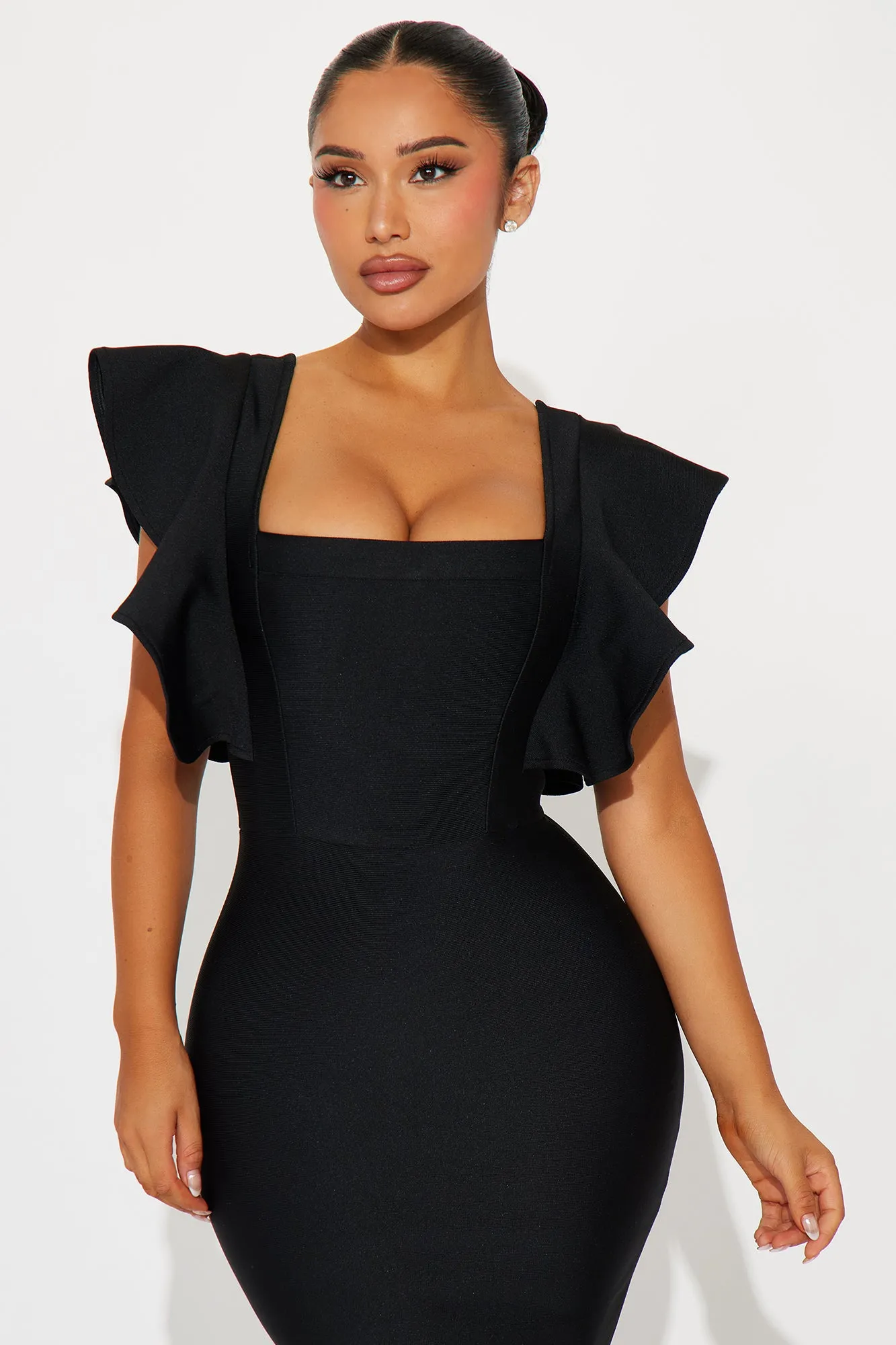 knee length dresses for ladies Elyse Midi Dress