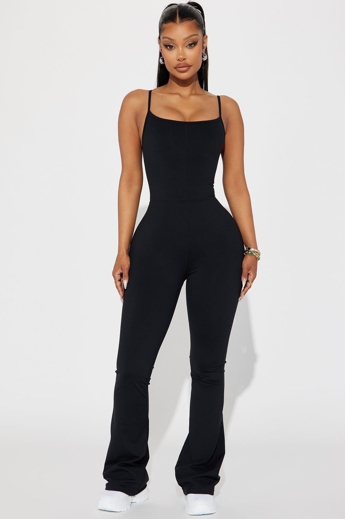Kayte Active Jumpsuit - Black sold by Fashion Nova