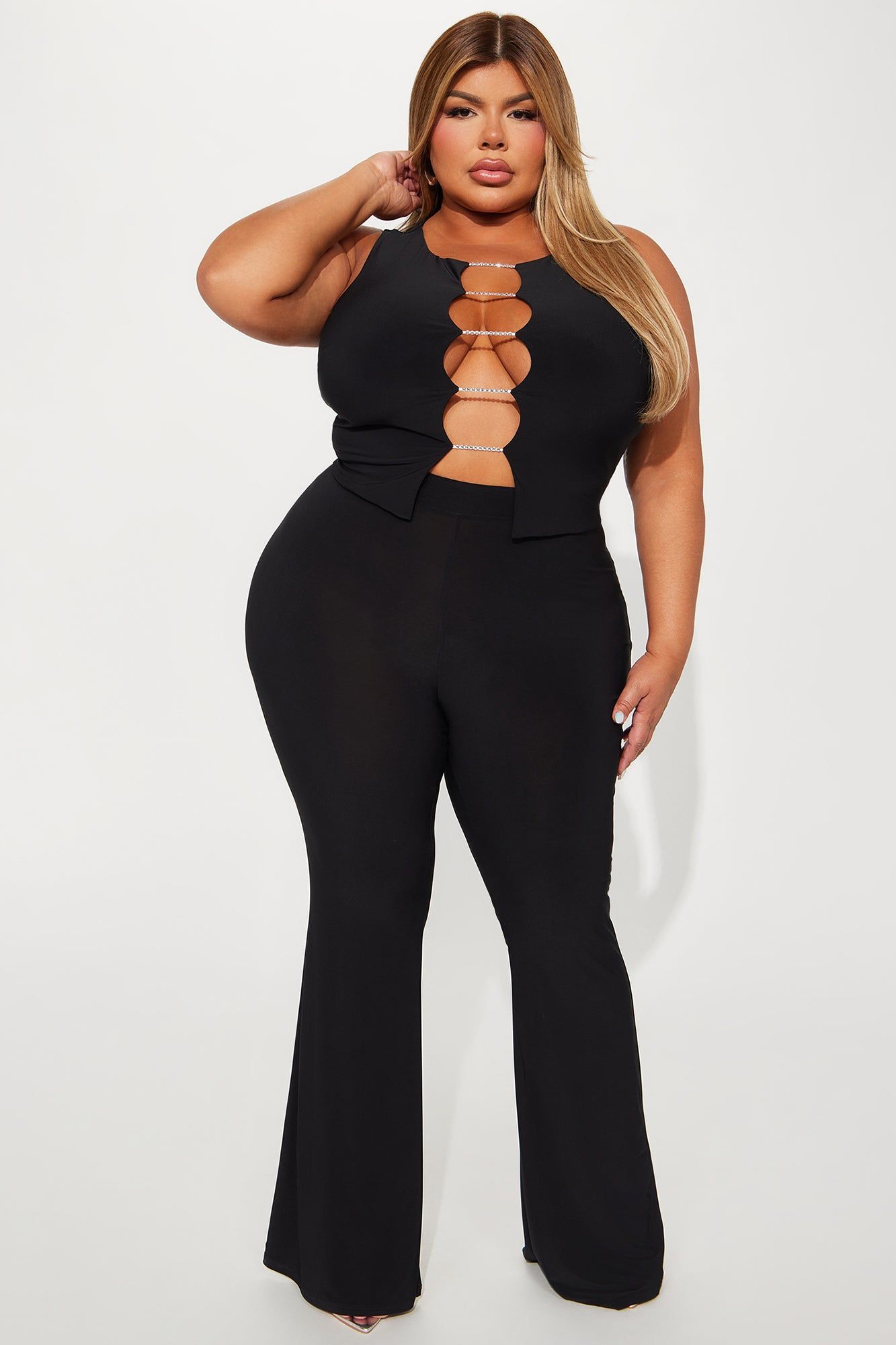 Never Breaking Up Pant Set - Black sold by Fashion Nova product image thumbnail 4