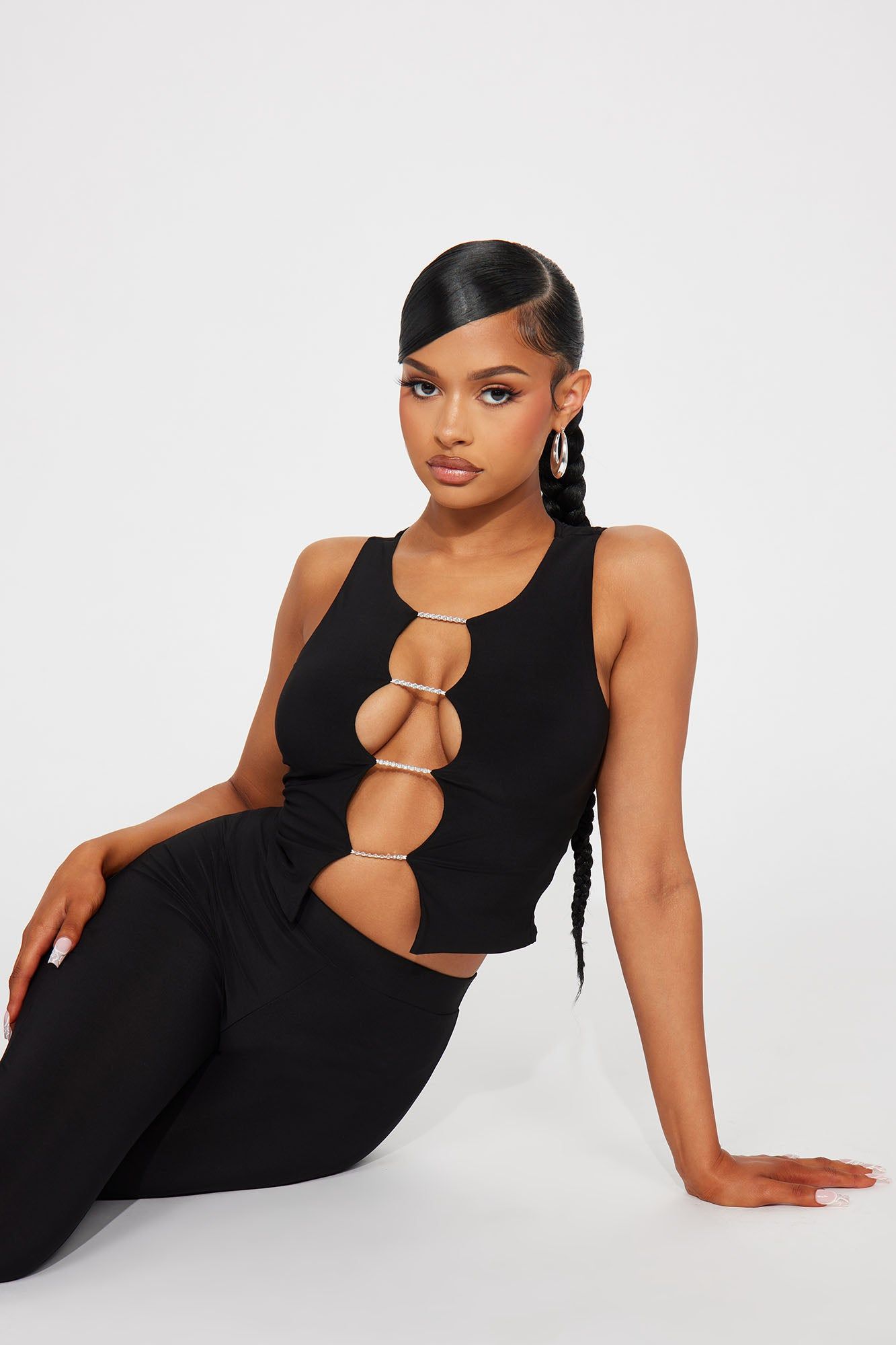Never Breaking Up Pant Set - Black sold by Fashion Nova product image thumbnail 2