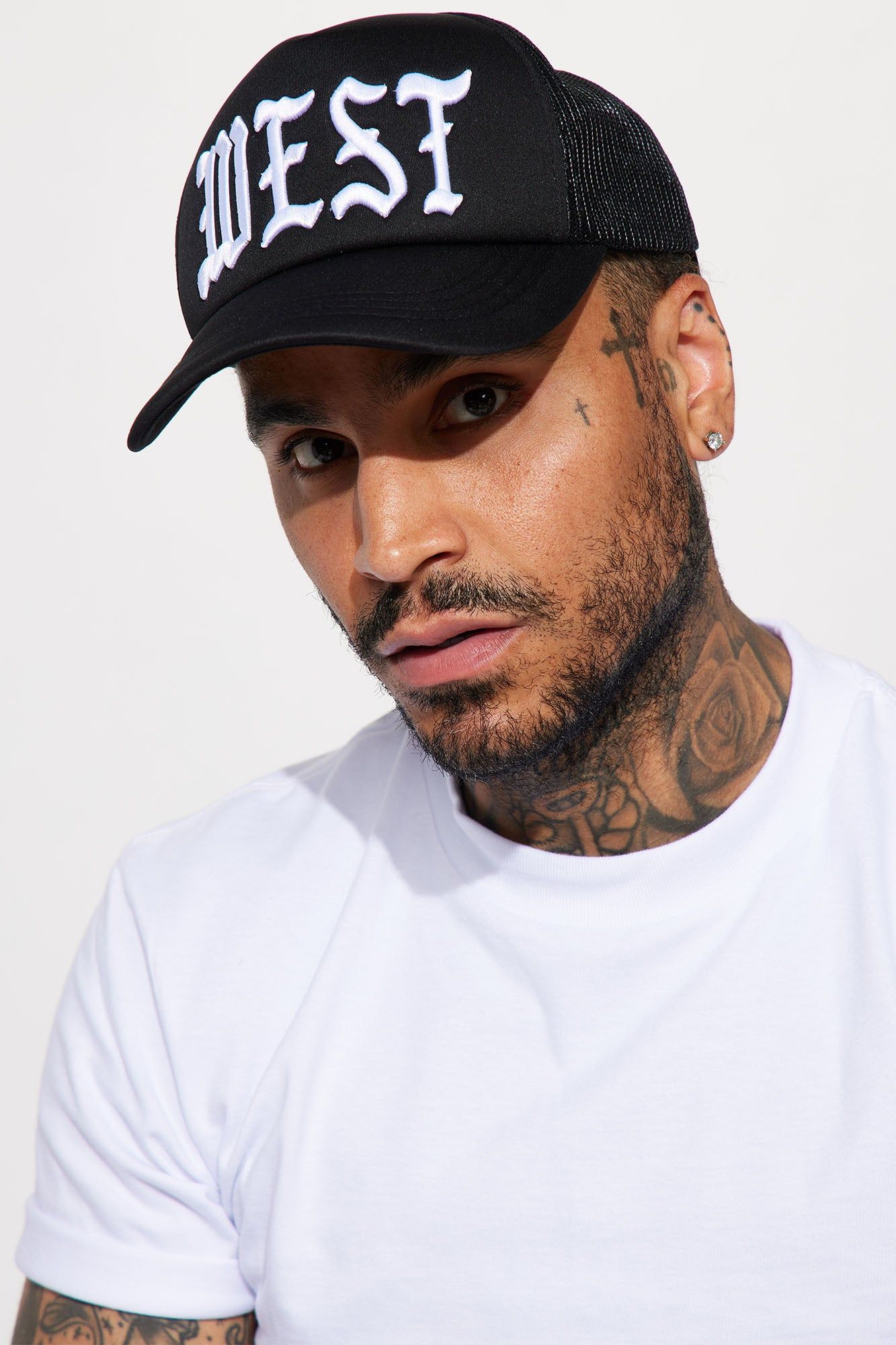 West Side Trucker Hat - Black sold by Fashion Nova