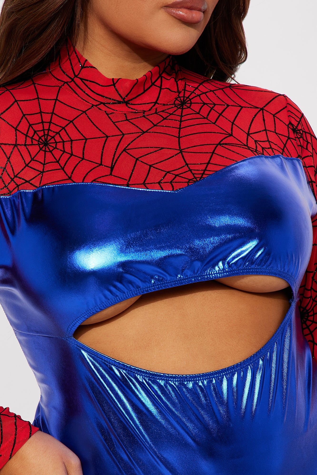 Spidey Hero Babe 2 Piece Costume Set - Blue/combo sold by Fashion Nova product image thumbnail 8