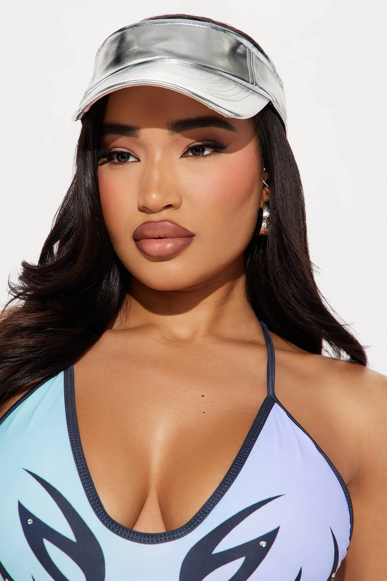 Tanning Season Visor - Silver sold by Fashion Nova