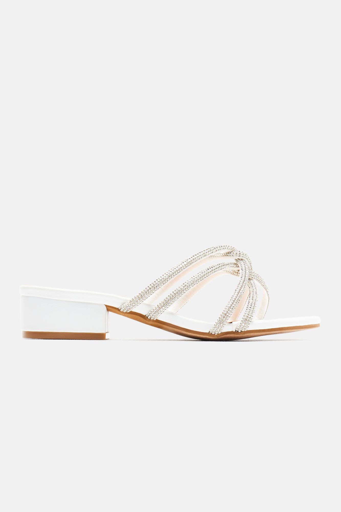 A New Look Heeled Sandals - White sold by Fashion Nova product image thumbnail 5