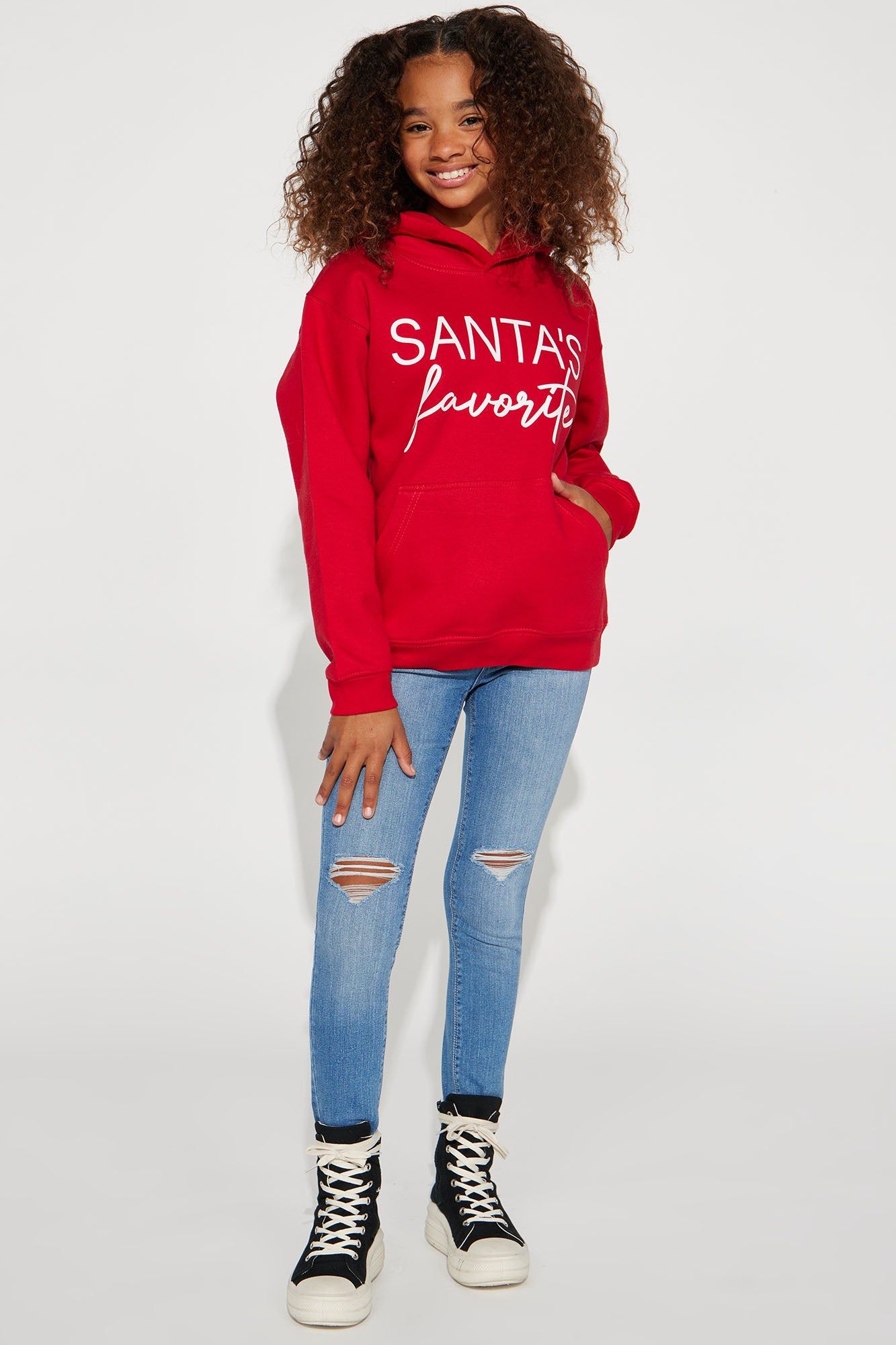 Mini Santa's Favorite Sweatshirt - Red sold by Fashion Nova product image thumbnail 2
