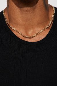 Keeping It Solid Necklace - Gold sold by Fashion Nova
