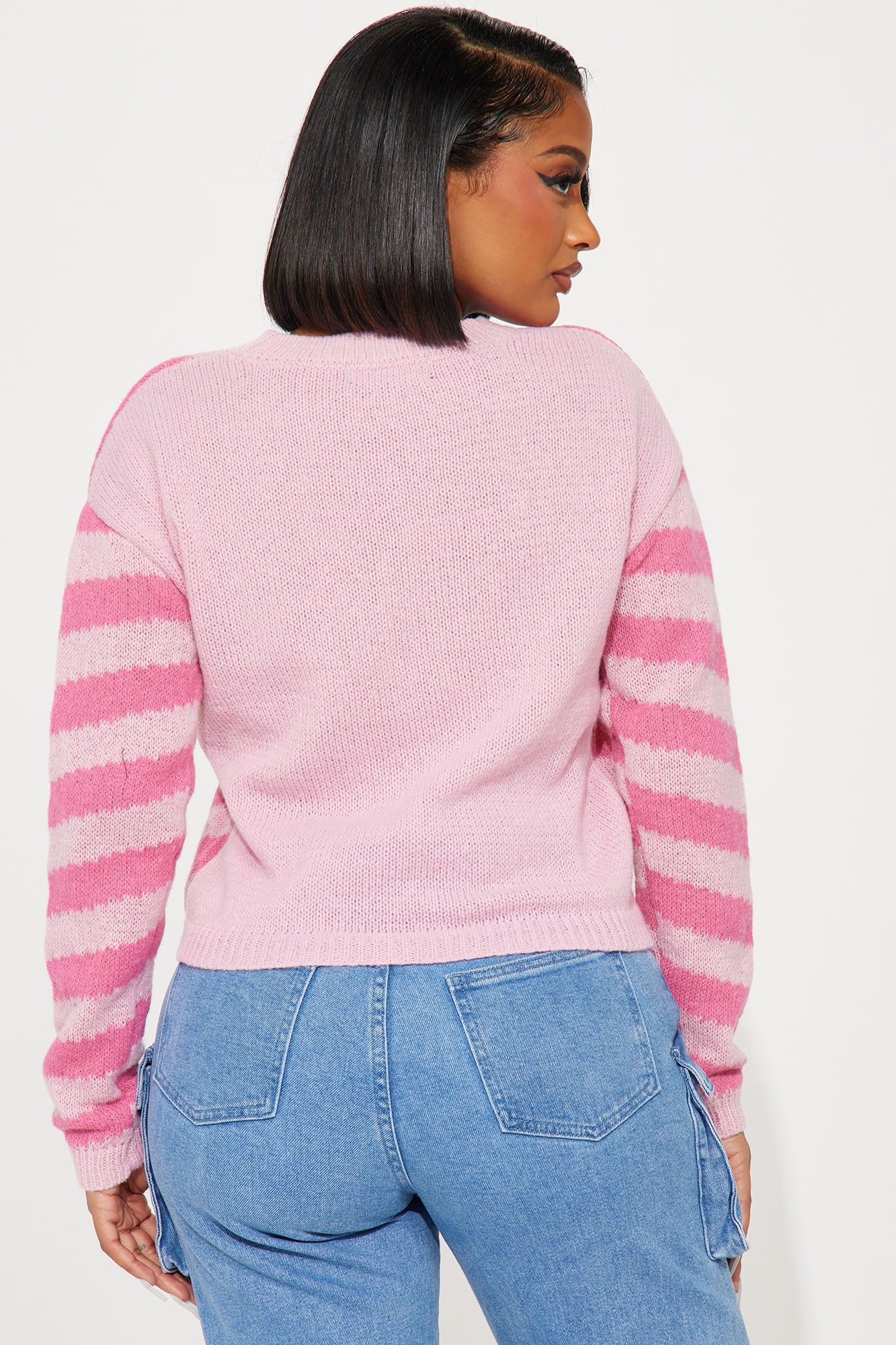 Hypnotized By Love Sweater - Pink/combo sold by Fashion Nova product image thumbnail 3