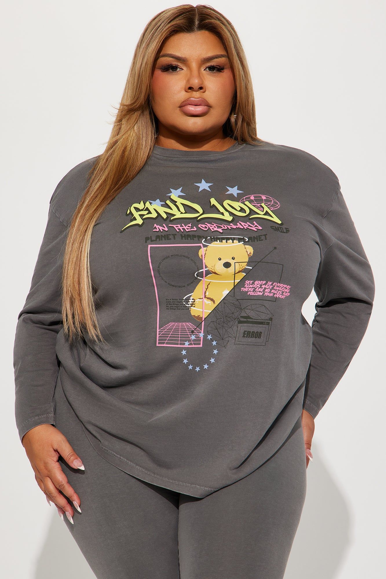 Teddy Vintage Wash Legging Set - Brown sold by Fashion Nova product image thumbnail 5