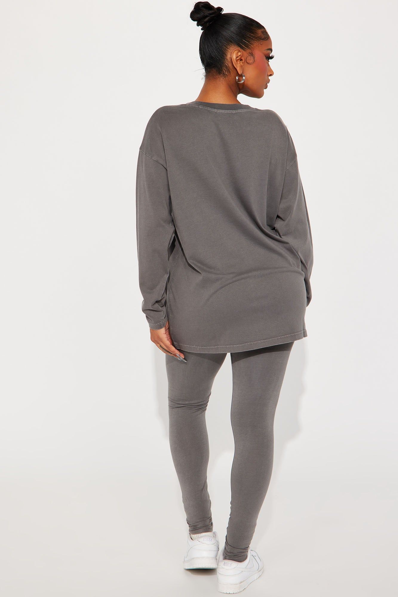 Teddy Vintage Wash Legging Set - Brown sold by Fashion Nova product image thumbnail 3