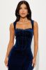 Sydney Velvet Maxi Dress - Navy sold by Fashion Nova