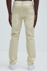 Walk Through Ripped Straight Pants - Khaki sold by Fashion Nova