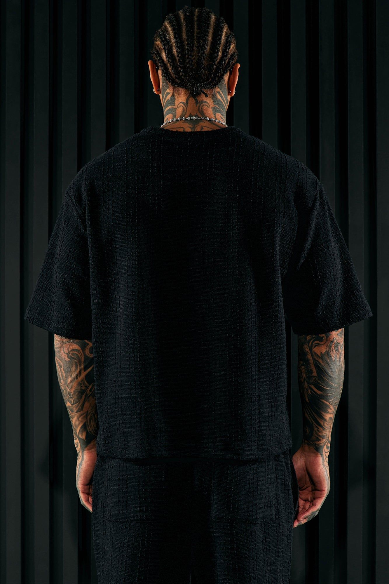 Jordan Textured Short Sleeve Tee - Black sold by Fashion Nova product image thumbnail 4