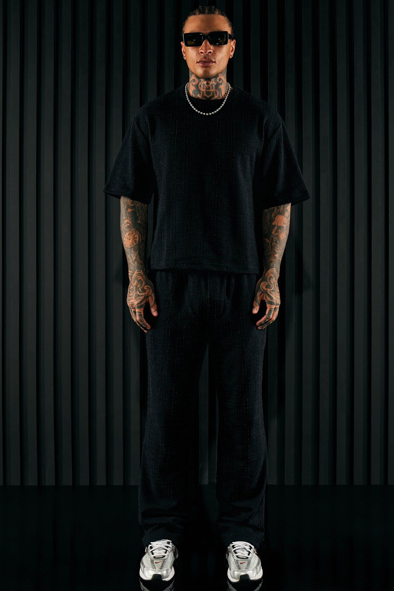 Jordan Textured Short Sleeve Tee - Black sold by Fashion Nova product image thumbnail 3