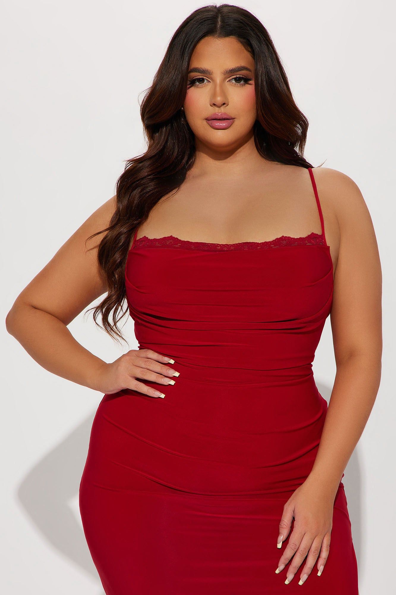 Blaire Midi Dress - Red sold by Fashion Nova product image thumbnail 5