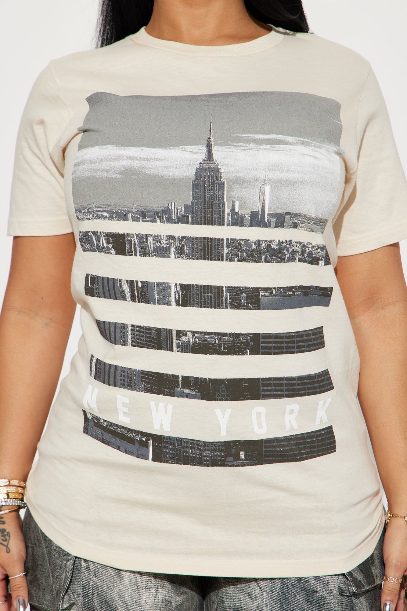 Skyline Views NY Tshirt - Cream sold by Fashion Nova product image thumbnail 3