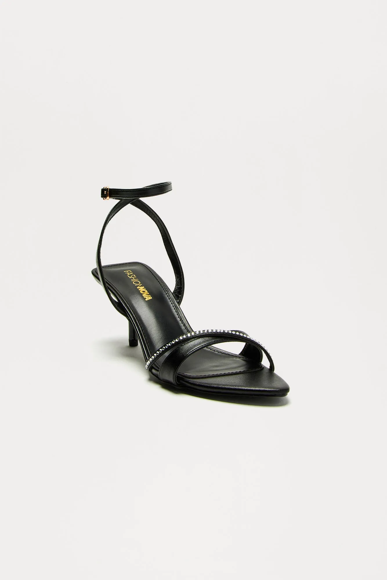 Simply Yours Heeled Sandals - Black sold by Fashion Nova product image thumbnail 3