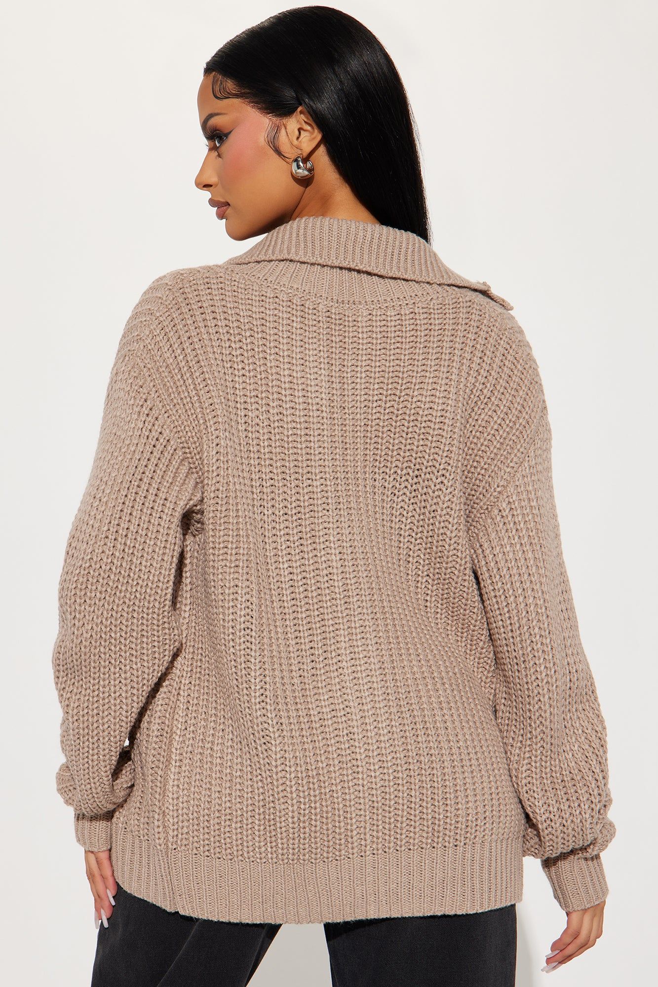 Rian Cardigan Sweater - Oatmeal sold by Fashion Nova product image thumbnail 3