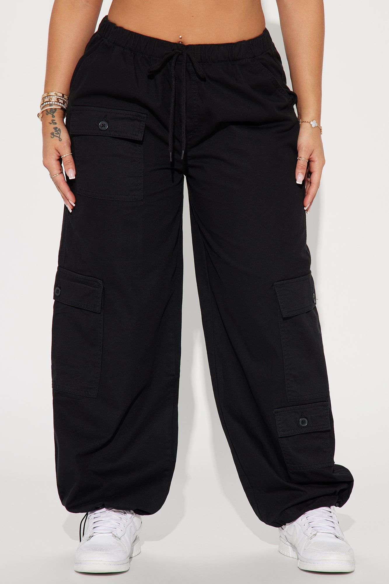 Cassandra Cargo Jogger - Black sold by Fashion Nova product image thumbnail 2
