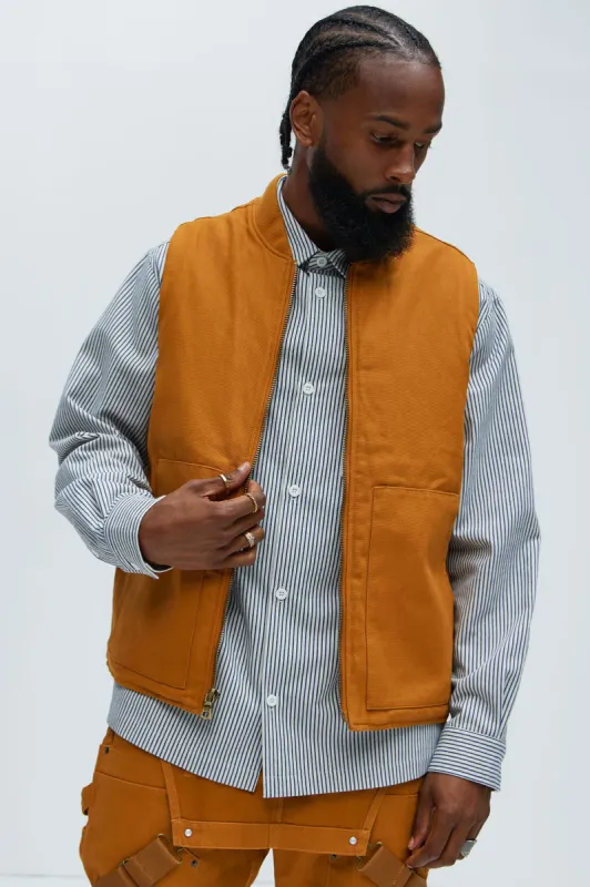 Alexander Utility Vest - Tan sold by Fashion Nova