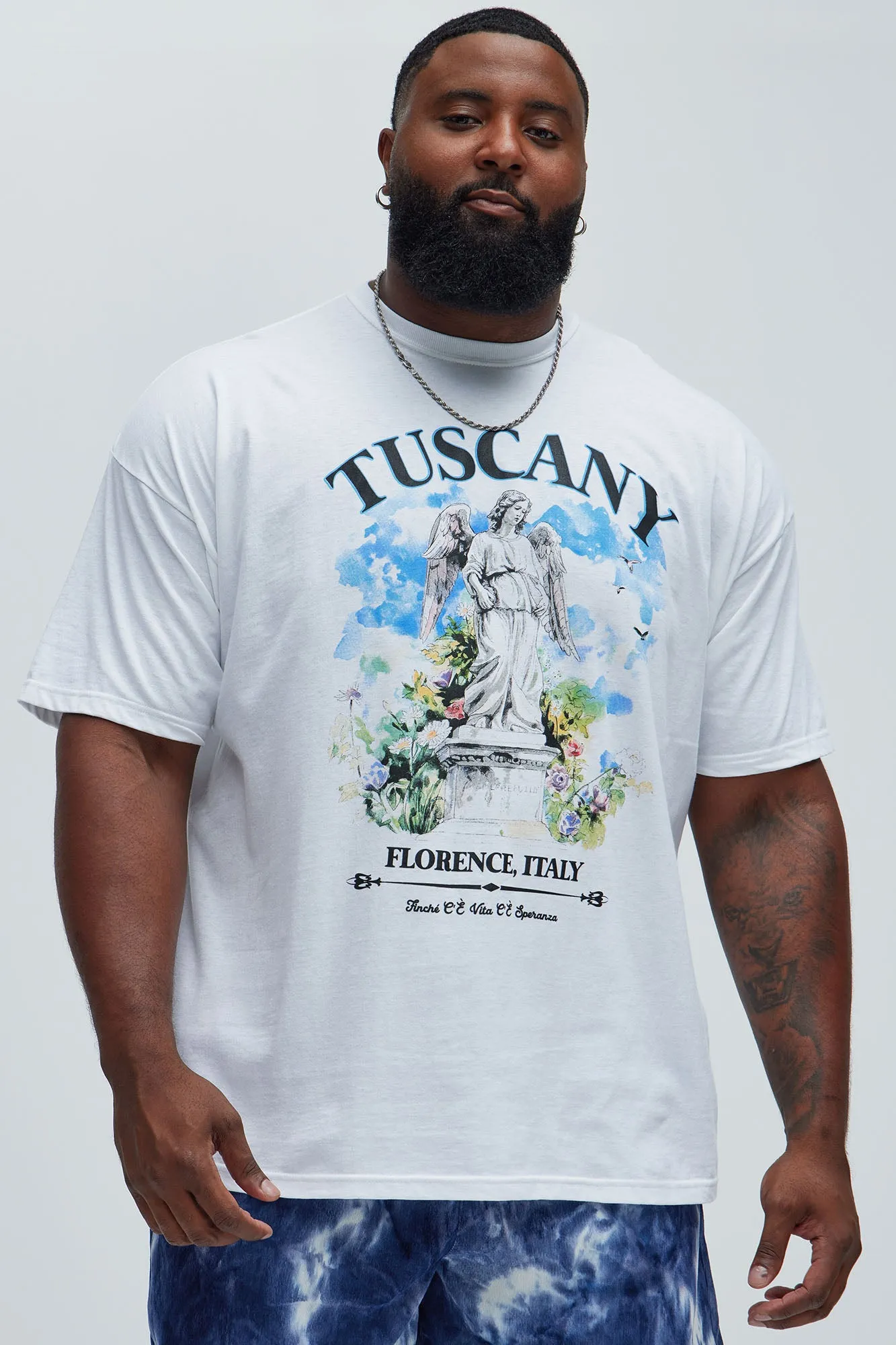 Tuscany Florence Italy Short Sleeve Tee - White sold by Fashion Nova product image thumbnail 4