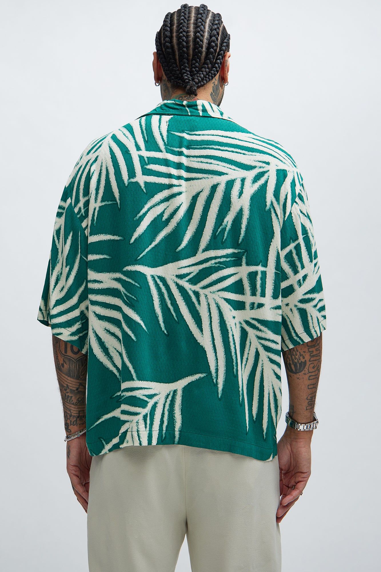 29 Palms Textured Shirt - Green/combo sold by Fashion Nova product image thumbnail 4