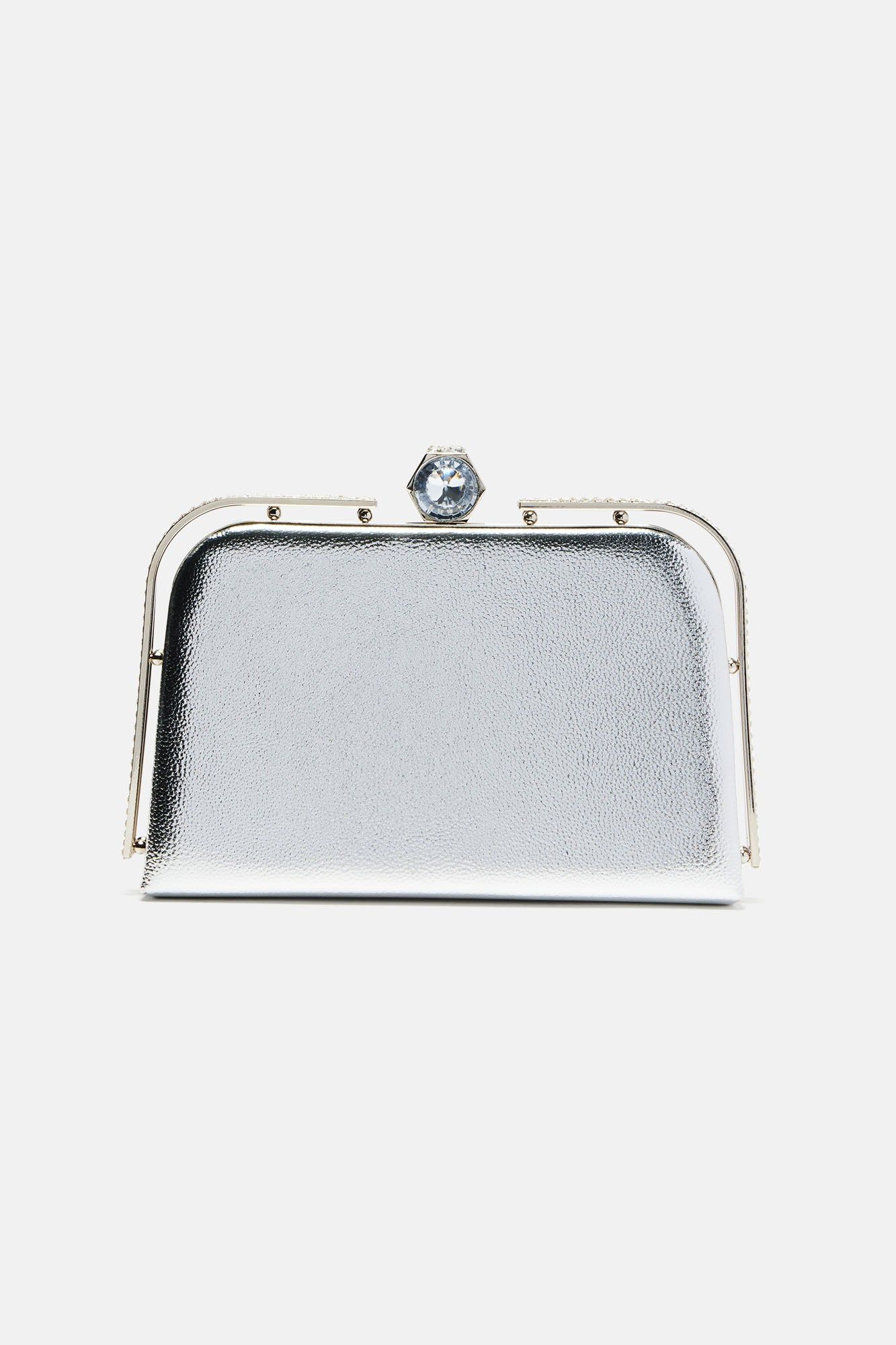 Uptown City Girl Clutch - Silver sold by Fashion Nova product image thumbnail 4