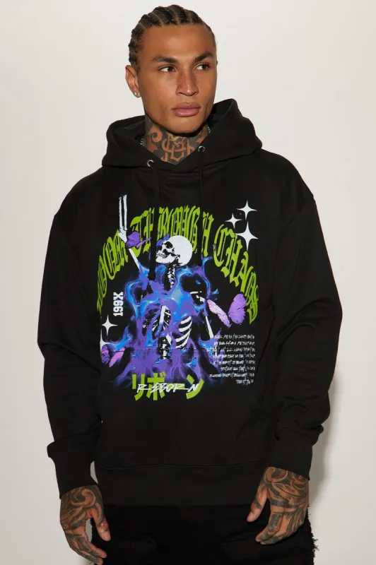 Bloom Reborn Hoodie - Black sold by Fashion Nova