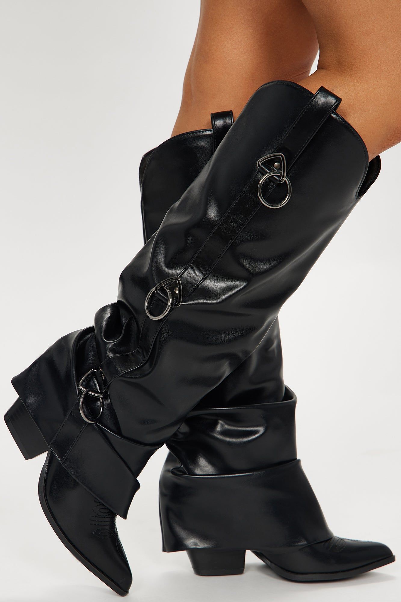 Ride With Me Knee High Boots - Black sold by Fashion Nova product image thumbnail 3