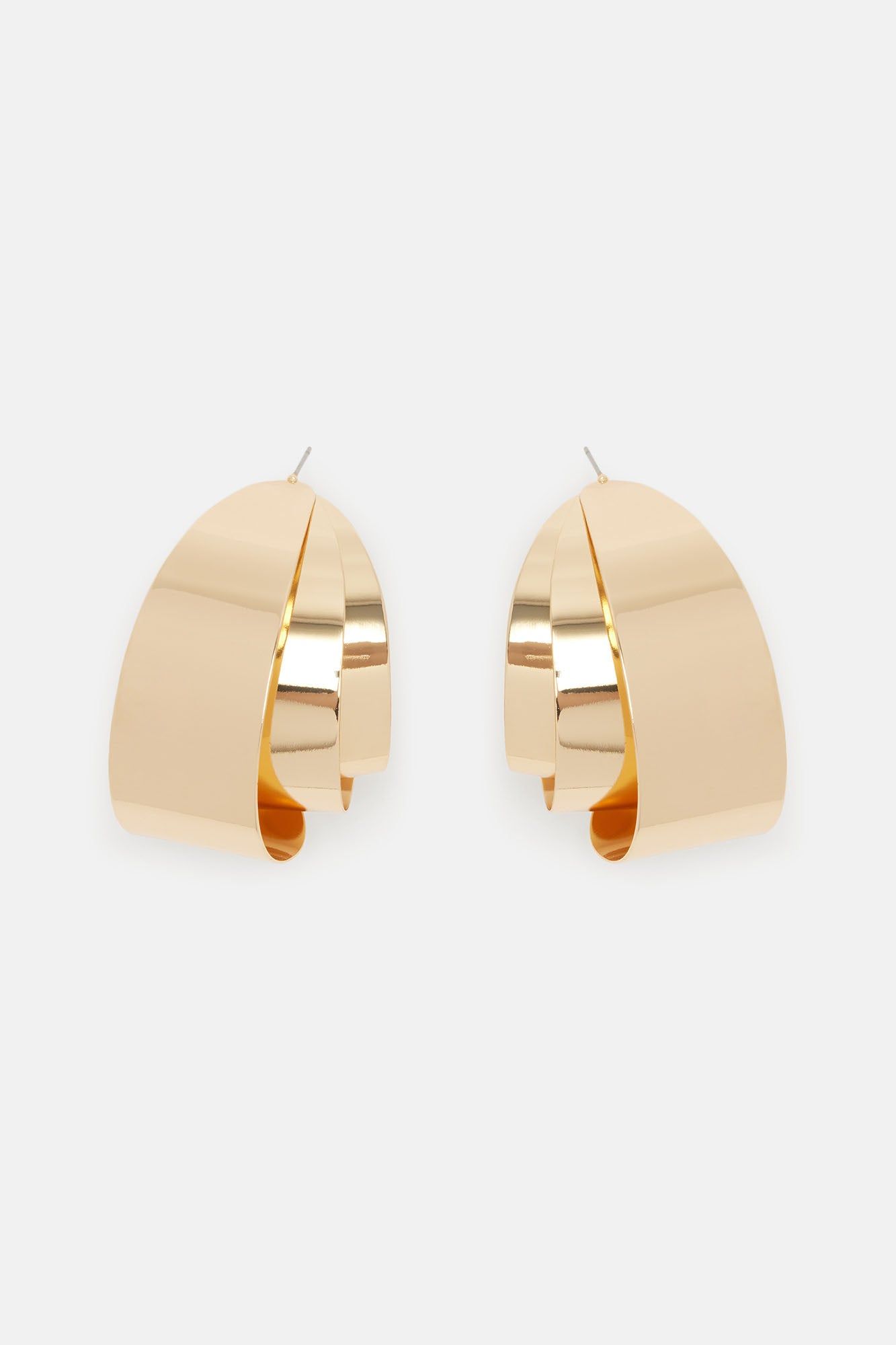 Unravel Me Earrings - Gold sold by Fashion Nova product image thumbnail 3