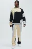 Tyson Awaken Oversized Color Block Hoodie - Black/combo sold by Fashion Nova