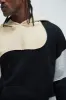 Tyson Awaken Oversized Color Block Hoodie - Black/combo sold by Fashion Nova