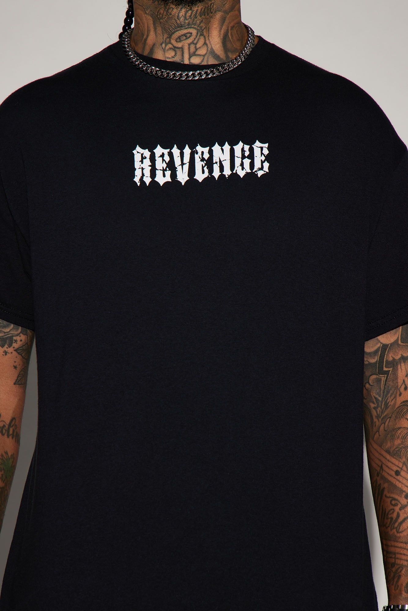 Revenge Lost Saint Short Sleeve Tee - Black sold by Fashion Nova product image thumbnail 3