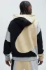 Tyson Awaken Oversized Color Block Hoodie - Black/combo sold by Fashion Nova